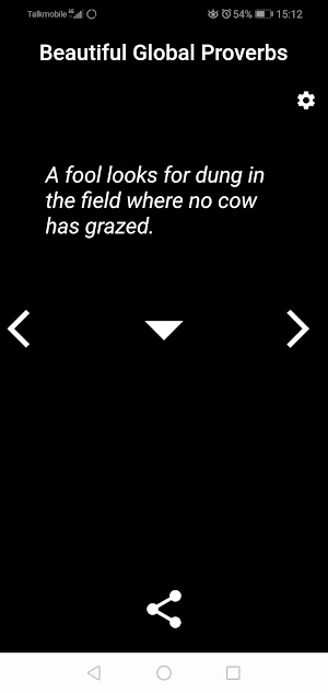 Beautiful Global Proverbs Screenshot 0