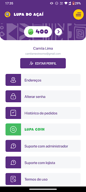 Lupa do Açai Screenshot 2