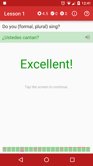 Polyglot. Learn Spanish Screenshot 2