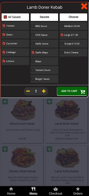 Flames Kebab Stansted Screenshot 2