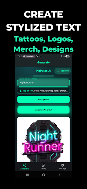 InkPulse AI - Tattoo Generator Screenshot 3