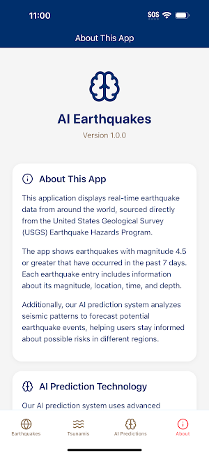 AI Earthquakes Screenshot 3