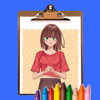 Beautiful Anime Girls Coloring