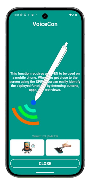 VoiceCorn. Screenshot 1