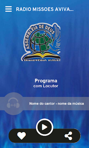 Rádio Missões Avivar Screenshot 1