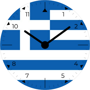 Greece Analog Watch Face Screenshot 3