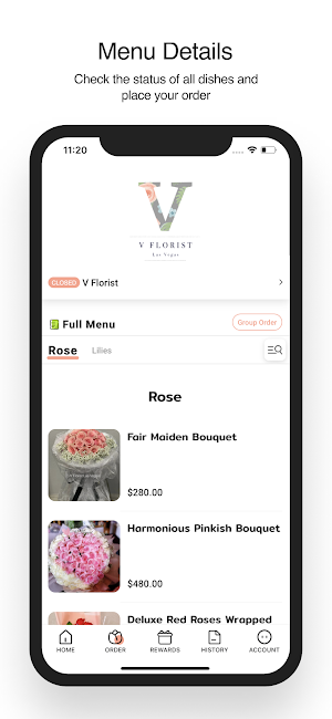 V florist Screenshot 1