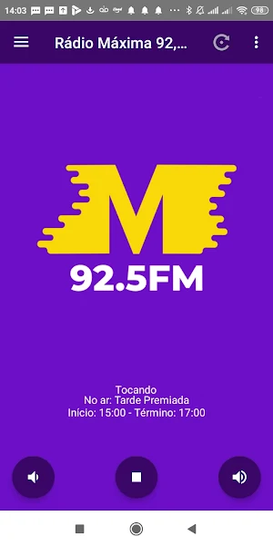 Rádio Máxima 92,5 FM Screenshot 2