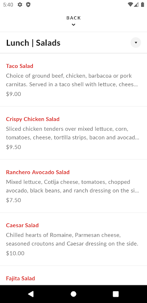 Mexicali Cantina Grill Screenshot 2
