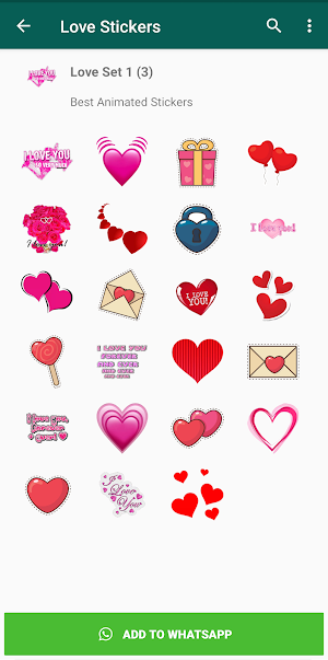 Love Stickers WAStickerApps Screenshot 3