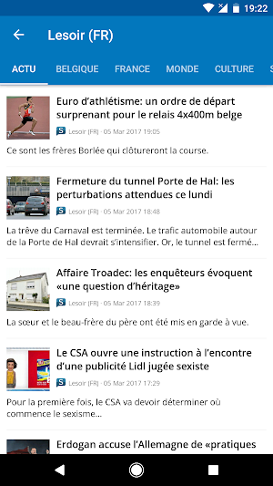 Belgium News Screenshot 1