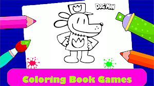 Dog Man - Coloring Book Screenshot 0