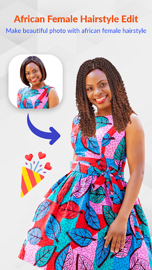 African Female Hairstyle Edit Screenshot 0