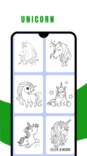 Baby Unicorn Coloring Book Screenshot 1