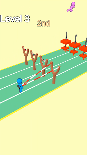 Slingshot Throwing Race Screenshot 2
