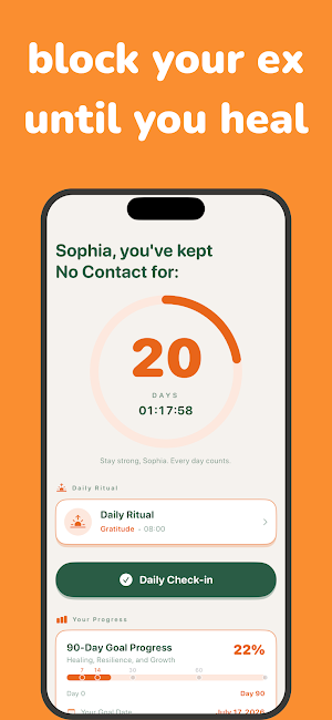 No Contact Tracker - Breakup Screenshot 0
