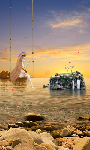 Girl Swing Live Wallpaper Screenshot 3