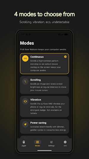 Wakoon: Mouse Jiggler Screenshot 1