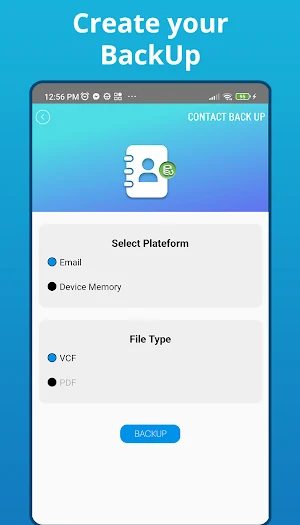 Contacts Backup & Restore Screenshot 3