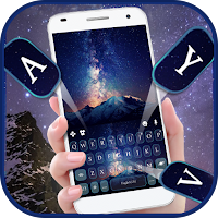 Galaxy Mountains Keyboard Them