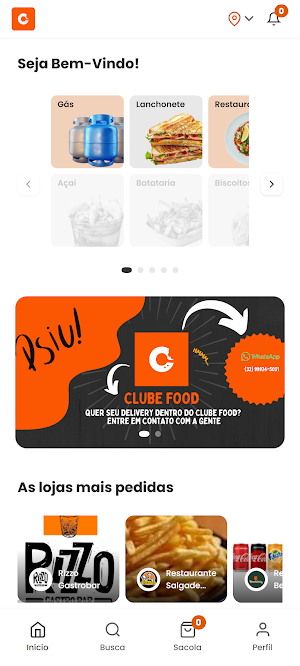 Clube Food Screenshot 0