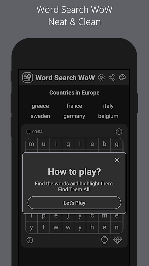 Word Search WoW The Clean One Screenshot 0