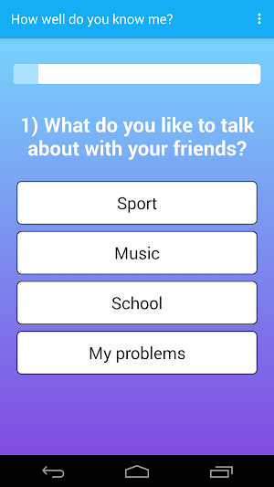 How well do you know me? Screenshot 3