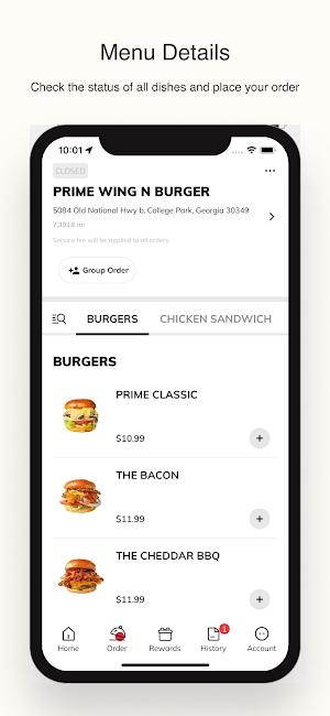 Prime Wing N Burger Screenshot 1