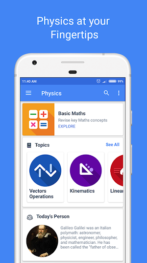 Physics Pro 2020 - Notes, Dictionary & Calculator Screenshot 0
