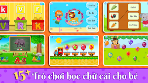 Bé Học & Chơi: Chữ Cái, Số Đếm Screenshot 1