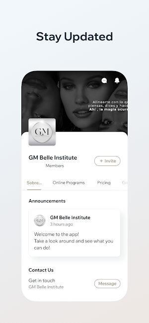 GM Belle Institute Screenshot 2