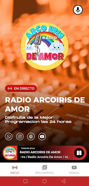 Radio Arcoiris De Amor Screenshot 1