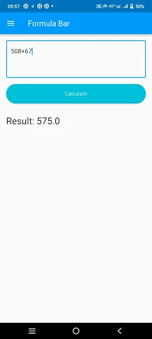 Formula Equation calculator Screenshot 1