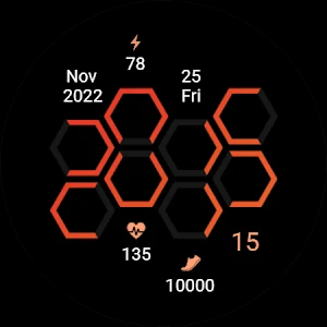 Hexagon - Digital Watch 24h Screenshot 3