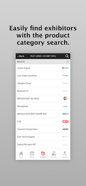 IBC2022 Official Event App Screenshot 2