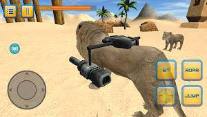 Armed Lion Simulator 3D Screenshot 2