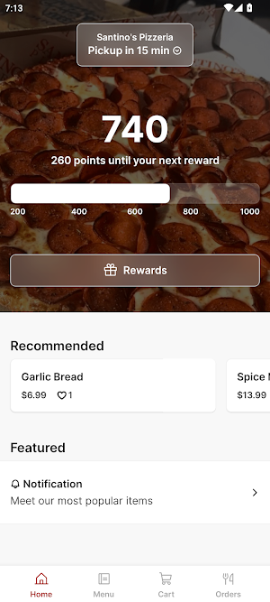 Santino's Pizzeria Screenshot 0