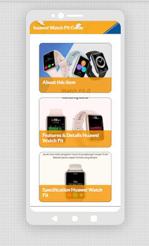 huawei Watch Fit app guide Screenshot 0