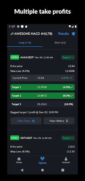 Signalbyt: Stock Signals Screenshot 2