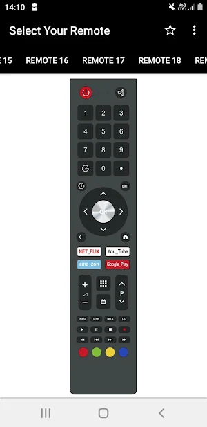 RCA TV Remote Screenshot 2
