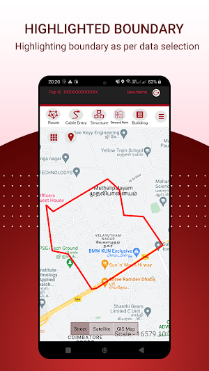 FTTx mDSurvey Screenshot 3