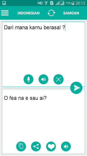 Samoan Indonesian Translator Screenshot 1