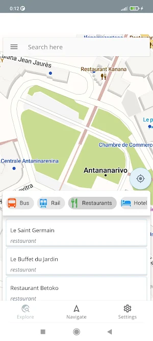 Antananarivo Madagascar Offline Map Screenshot 0