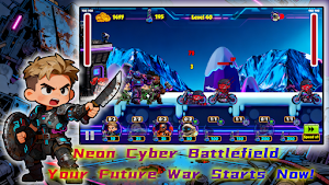 Cyber Rush: Neon Tower Wars Screenshot 0