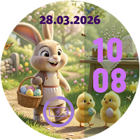 Spring Bunny Watch Face