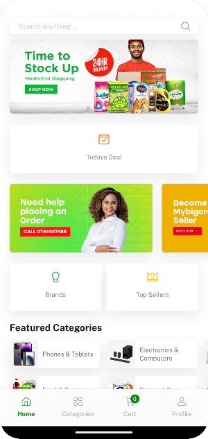 Mybigorder Online Shopping App Screenshot 2