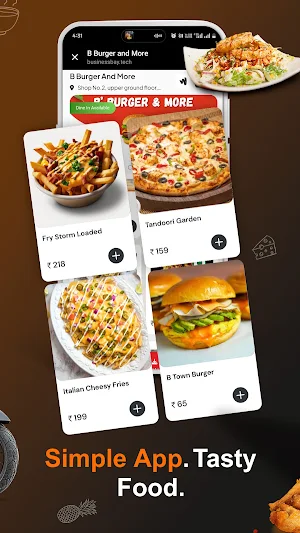 B' Burger & More Screenshot 1
