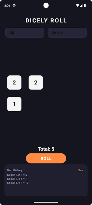 Dicely Roll Screenshot 1