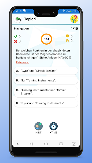 EASA Deutsch PPL A/C EXAM Prep Screenshot 1