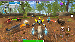 Wolf Hero: Animals vs Robots Screenshot 1